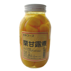 セキ　マロン甘露煮瓶入(1.1kg)